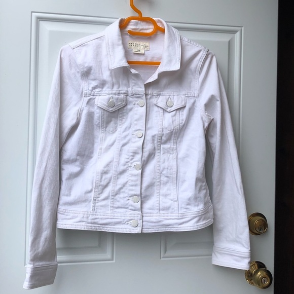 kate spade white denim jacket